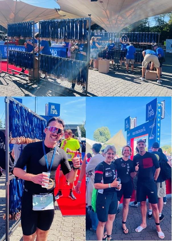 TPSK beim Köln-Triathlon 2025 TPSKLer nehmen als Sportler und Volunteers am Köln-Triathlon 2025 teil.